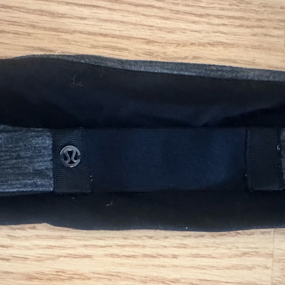 Lululemon Reversible Grey/Black Sweat Band, OS, NW